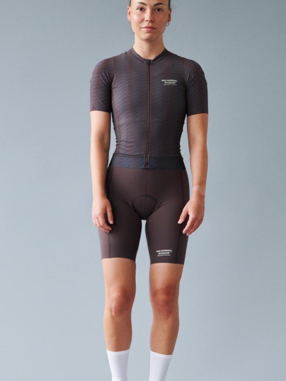 PAS NORMAL STUDIOS SOLITUDE JERSEY SS24
DARK NAVY/LIGHT BROWN